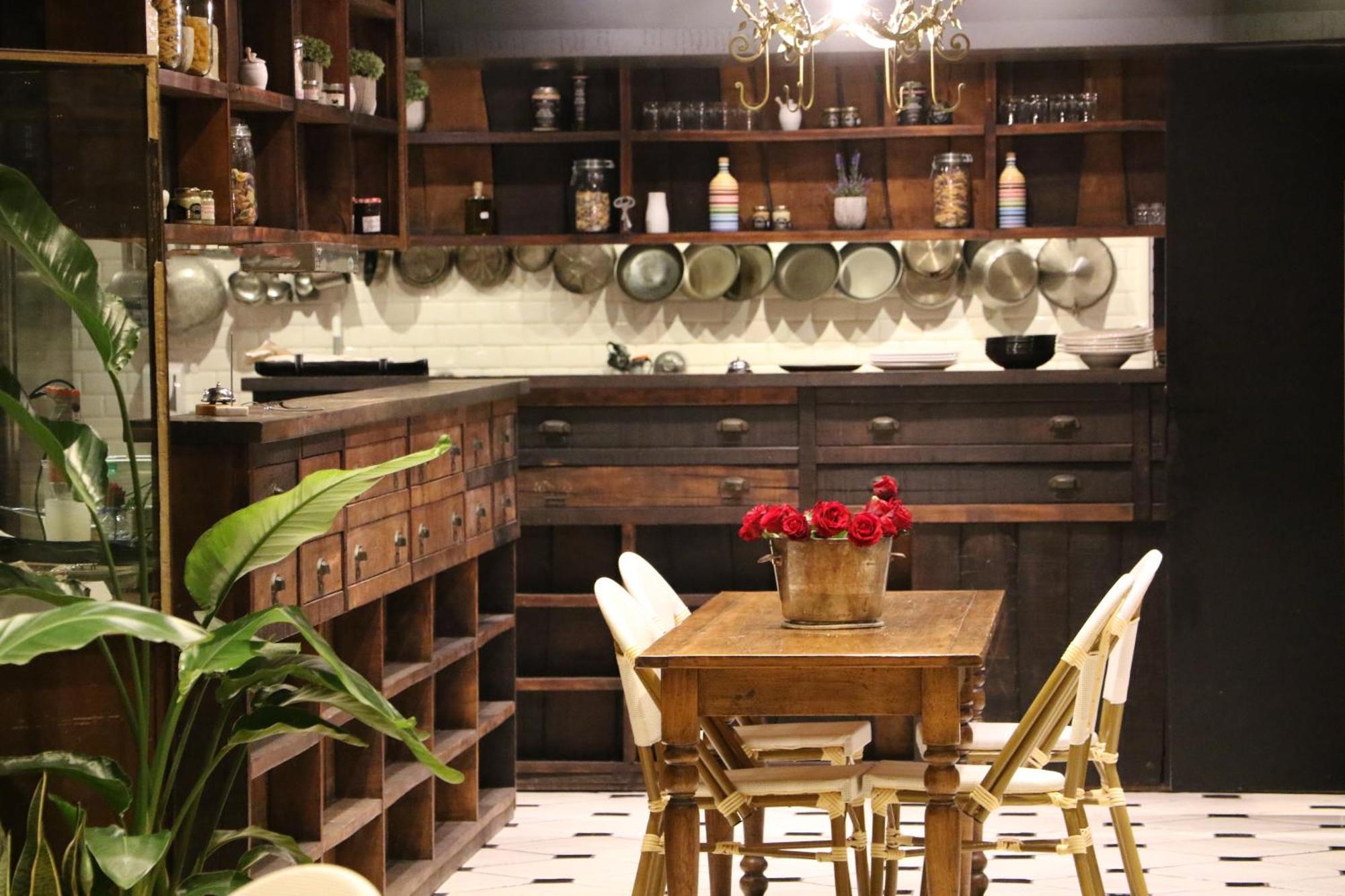 Boscolo Nice Hotel & Spa Ngoại thất bức ảnh A traditional open kitchen in a restaurant